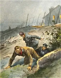 Recaptured: GERMAN PRISONERS ESCAPE