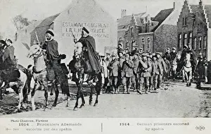 Spahis: German Prisoners escorted by Spahis