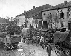 Mihiel: German prisoners taken by the Americans in the