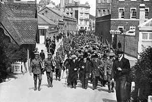 Shorncliffe: German prisoners of war in Great Britain at the start of war