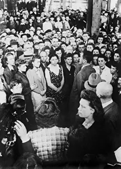 Thanked: German production minister, Albert Speer, addressed