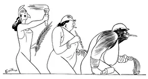 Transformations: German propaganda caricature, 1940