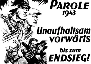 Semitism: German propaganda poster, 1943