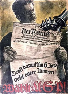 Reichtag: German propaganda poster
