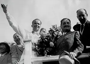 Montlhery: The German race driver Rudolf Caracciola