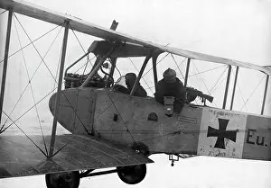 Handling: German reconaissance plane, 1917