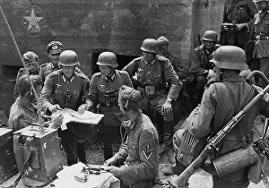 Apart: German regiment command post on the Eastern Front, 1941