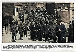 Shorncliffe: German reservists arrested at Folkestone, August 1914, WW1