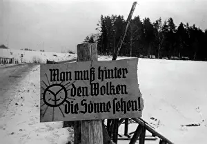 Signpost: German retreat in 1941