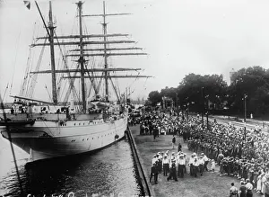 Swinemunde: The German sail training ship GORCH