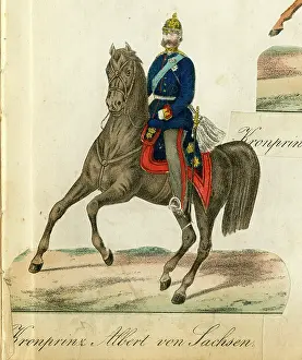 Saxon: German scrap, Crown Prince Albert von Sachsen
