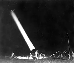 Application: German searchlight position in the 1st World War