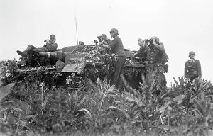 Presumably: German self-propelled gun on the Eastern Front, 1942