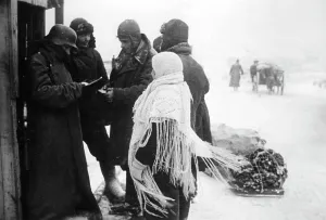 Arrangements: German sentinel in Belgorod, 1941