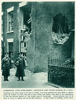 Ruines: German shell damaged Scarborough 1914