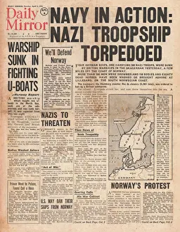 Posidonia: German ships sunk off Norway