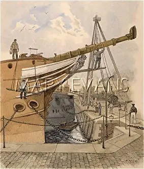 Bowsprit: GERMAN SHIPYARD