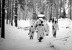 Lorry: German shock troop at Ilmen, 1942