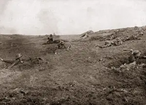 Aisne: German shock troops during the Double Battle on the Aisne an