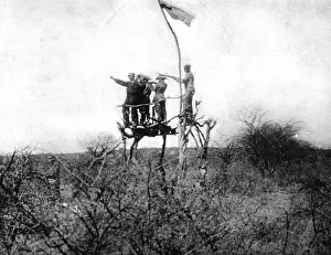 Scaffolding: German signal corps in the Herero War, 1904