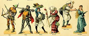 Chef: German Sleeping Beauty pantomime characters