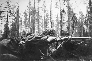Sniper: German sniper on the eastern front in Karelia, 1942