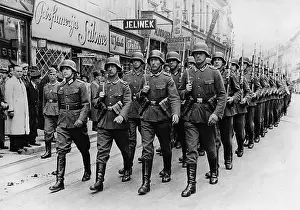 Zagreb: German soldier in Agram, 1941