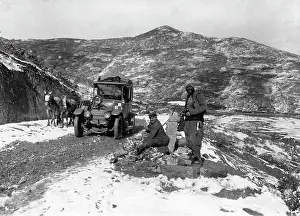 Courier: German soldier on the Babuna pass, 1916