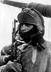 Bend: German soldier at the Don Bend, 1943
