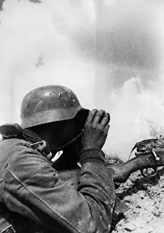 Observes: German soldier - Eastern Front, 1941