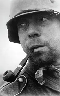 Exhausted: German soldier - Eastern Front, 1942