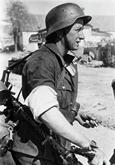 Mg34: German soldier - Eastern Front, 1942