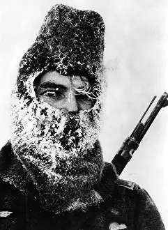 Icicle: German soldier - Eastern Front, 1942