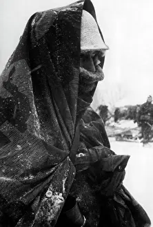 Makeshift: A German soldier during the winter on the Eastern Front, 194
