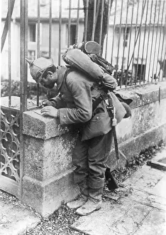 Writes: German soldier writes, 1914