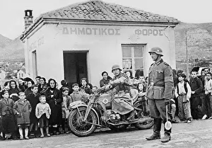 Watched: German soldiers advancing in Greece, 1941