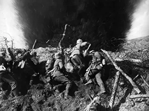 Weltkrieg: German Soldiers under attack