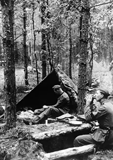 Bivouac: German soldiers before the attack on the Soviet Union, 1941