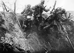 Hopper: German soldiers in the battle, 1916