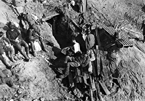 Theodor: German soldiers during a break in Kholm, 1942