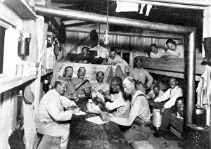 German soldiers in their bunker, 1916