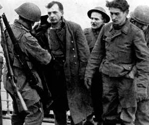 Pows: German soldiers after being captured, 1942