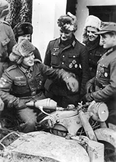Fists: German soldiers during combat in Silesia, 1945