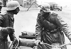 Dorogobuzh: German soldiers during the double battle of Vyazma and Brian