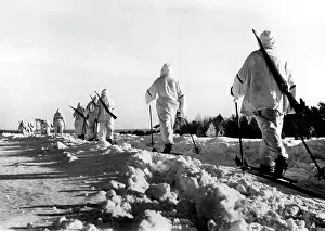 Skis: German soldiers on the Eastern Front, 1942
