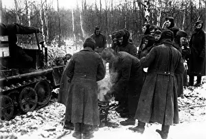 Sdkfz: German soldiers on the Eastern Front in winter, 1941