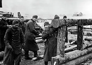 German soldiers on the Eastern Front in winter, 1942