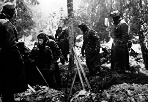 Juchnow: German soldiers on the Eastern Front in winter, 1942