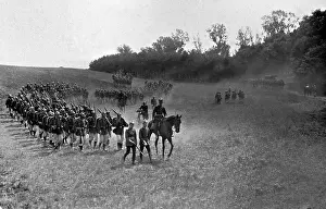 Garde: German soldiers during an exercise, 1911
