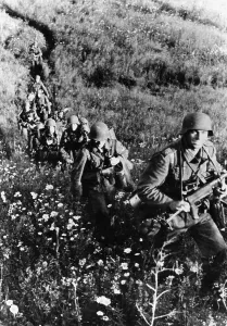 Dieck: German soldiers during the fighting between